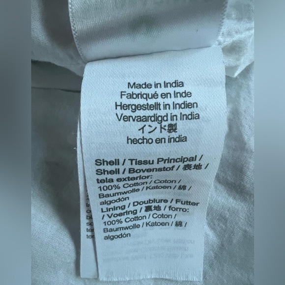 Crewcuts Factory Girls Size 8 Multicolor Waist Tie Postcard Print Shirt Dress - Picture 5 of 6